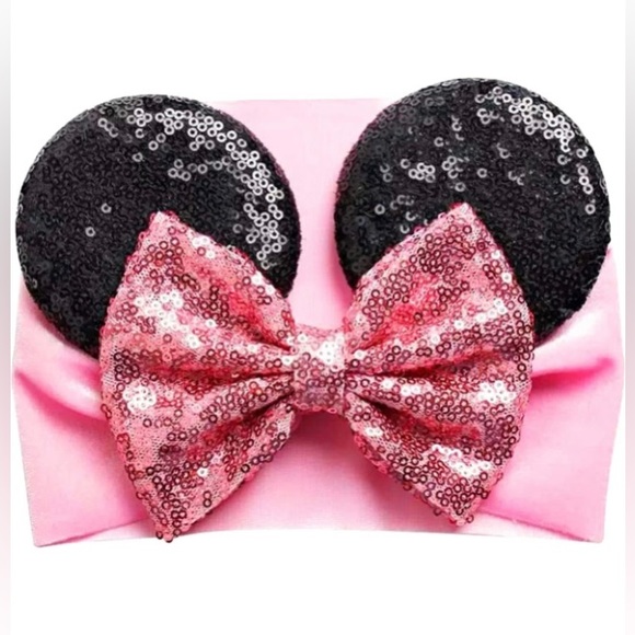 Other - Minnie Mickey Mouse Ears Pink Headband Disney